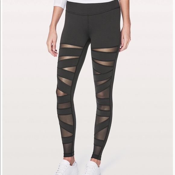 lululemon athletica Pants - Navy Lululemon mesh leggings